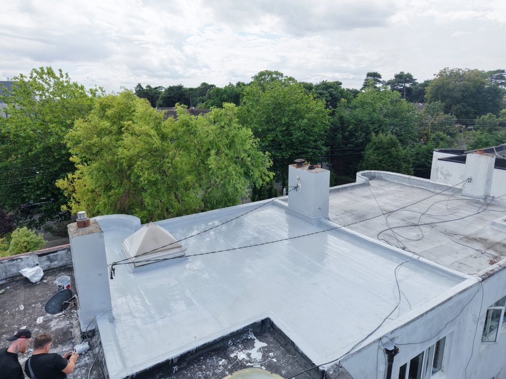 Flat roof repair project photo 20